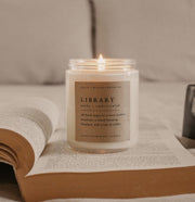 Perfect for book lovers, our literary Grace + Bloom candles are hand-crafted in our sunny shop from natural soy wax with cotton wicks for a clean burn experience, while their modern and minimalist design adds a special touch to any home. With warm, book-inspired scents and a cozy glow, you can create the perfect ambiance for unwinding and curling up with a good book! They also make a thoughtful and sophisticated gift idea for your favorite bookworm.