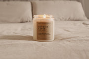 Perfect for book lovers, our Grace + Bloom literary candles are hand-crafted in our sunny shop from natural soy wax with cotton wicks for a clean burn experience, while their modern and minimalist design adds a special touch to any home. With warm, book-inspired scents and a cozy glow, you can create the perfect ambiance for unwinding and curling up with a good book! They also make a thoughtful and sophisticated gift idea for your favorite bookworm.  Light it up for a cozy evening of reading!