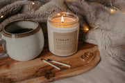 Perfect for book lovers, our literary Grace + Bloom candles are hand-crafted in our sunny shop from natural soy wax with cotton wicks for a clean burn experience, while their modern and minimalist design adds a special touch to any home. With warm, book-inspired scents and a cozy glow, you can create the perfect ambiance for unwinding and curling up with a good book! They also make a thoughtful and sophisticated gift idea for your favorite bookworm.