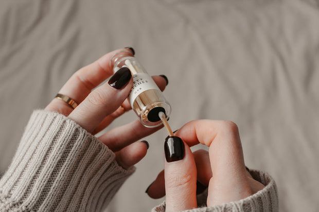 A decorative bottle of matches can be such a cute addition to your decor while keeping them handy for lighting your candles. Grace + Bloom Candle Co white-tipped safety matches are in a cork-topped apothecary vial with a striker pad on the bottom of the bottle.