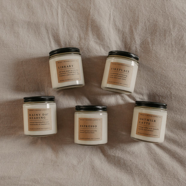 With warm, book-inspired scents and a cozy glow, with our candles, you can create the perfect ambiance for unwinding and curling up with a good book! They also make a thoughtful and sophisticated gift idea for your favorite bookworm.