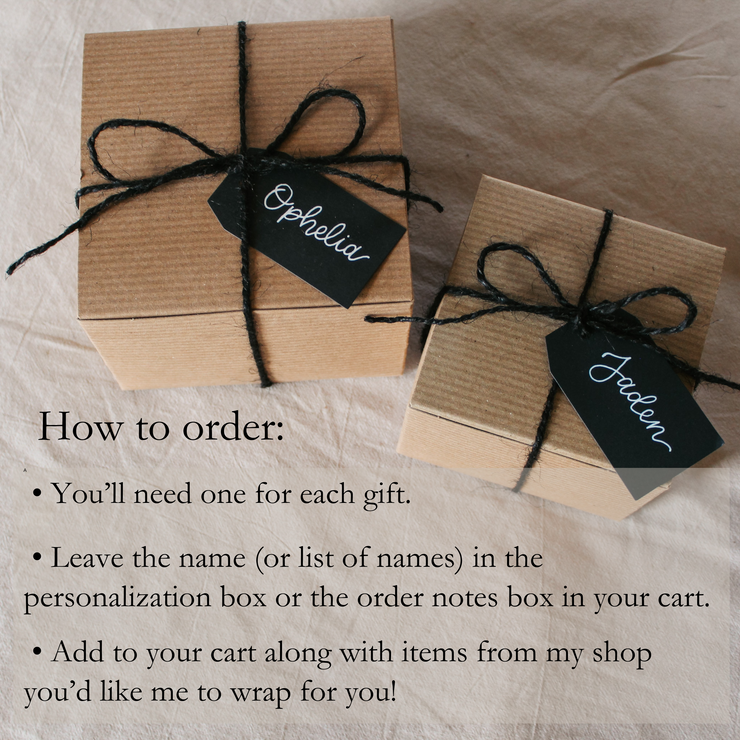 Personalized Gift Wrap Add-On