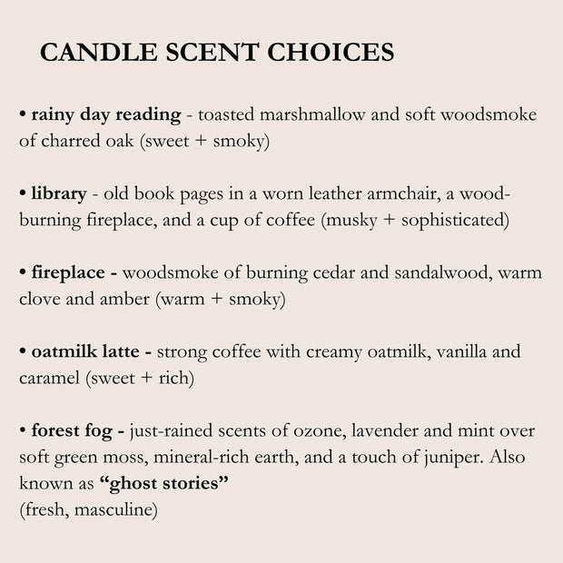 Mini Reading + Book Lover Candle | Choose a Scent