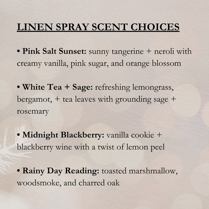 Room + Linen Spray | Pillow Mist - Grace + Bloom Co