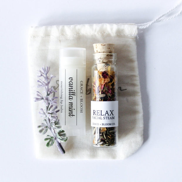 Mini Spa Facial Gift Set - Grace + Bloom Co